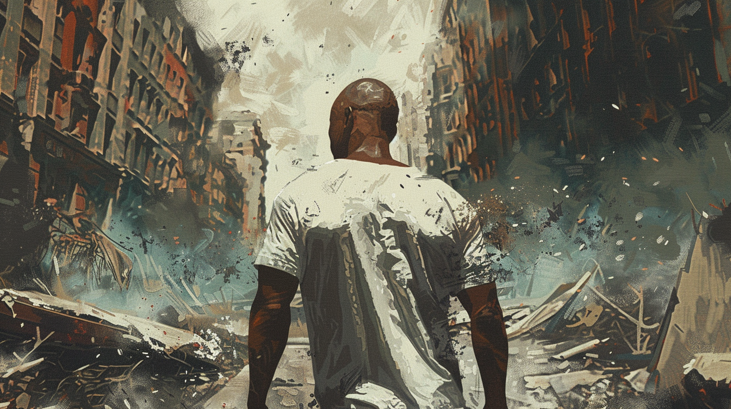 allansa._The_view_from_behind_depicts_a_bald_black_man_clad_in__e16ac408-f8fb-4255-91ae-af6b2e28a1ed
